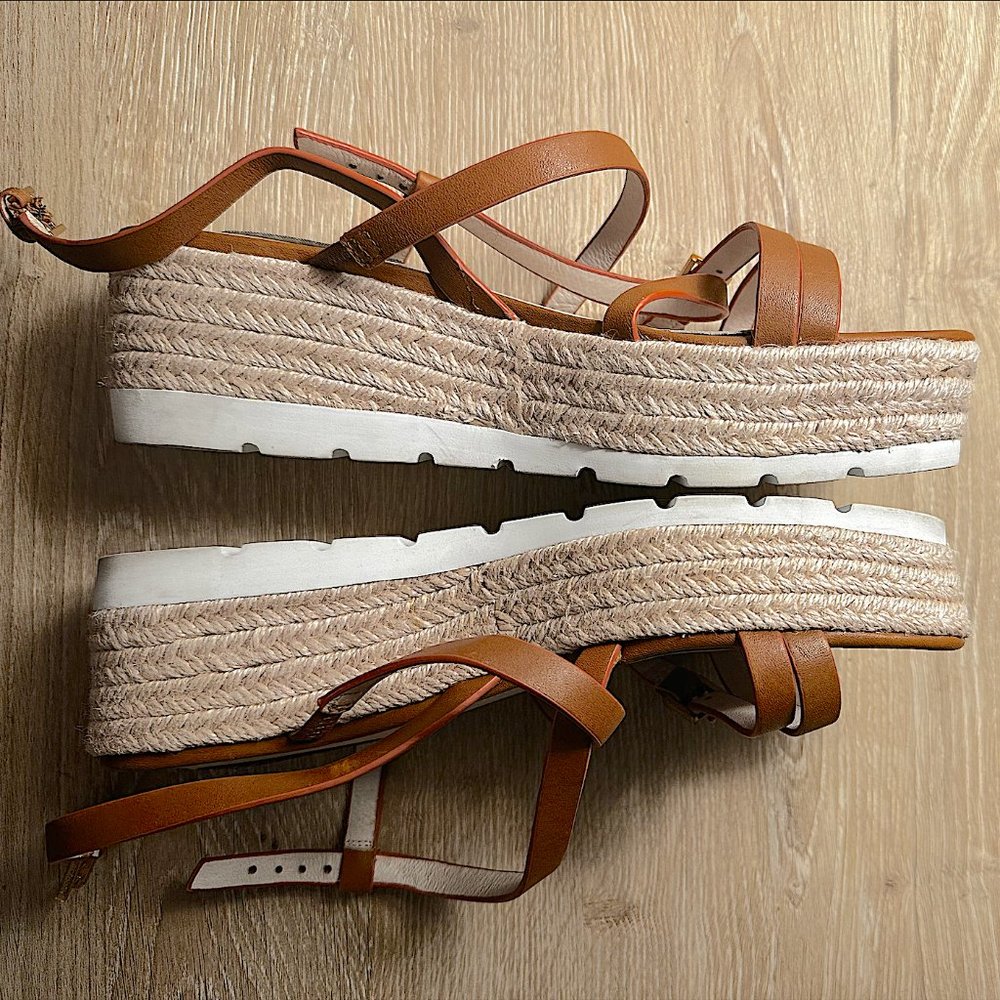 Sanctuary Leather Platform Sandals Size 9